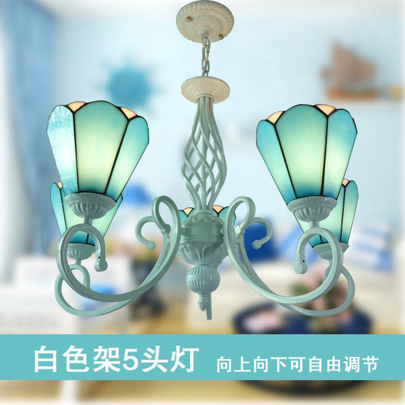 蒂凡尼卧室灯地中海风格灯饰客厅灯卧室灯阳台餐厅灯欧式吊灯批发