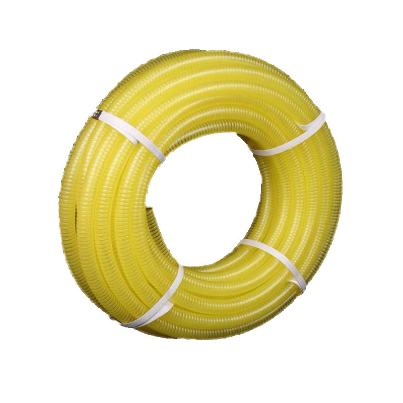 厂家直供耐用加厚吸水排水橡胶pvc螺纹牛筋管绿色下水软管水管