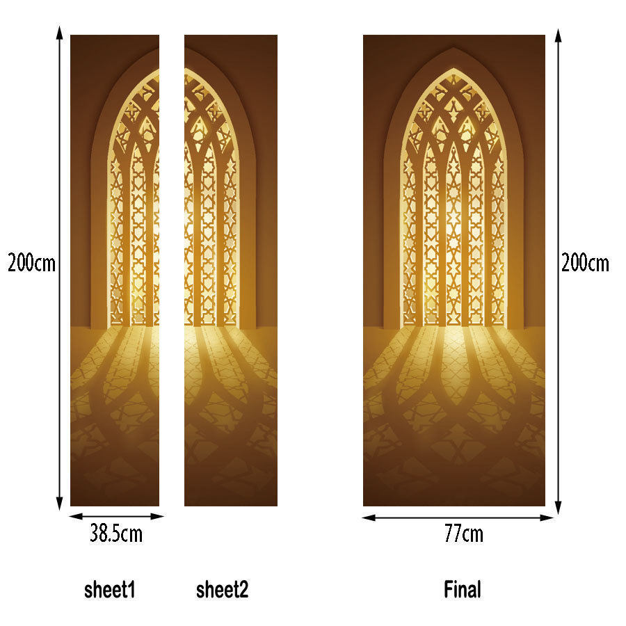 定制厂家门贴房间装饰墙贴纸儿童房背景墙装饰墙贴波西米亚,家居饰品,软装墙贴,淘宝优惠券,粉丝福利购,淘宝优惠卷