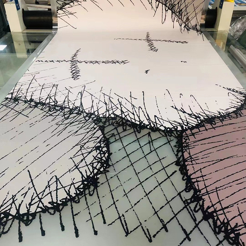 uv超透白pet玻璃贴带背胶橱窗贴透明膜uv彩贴彩打印厂家供应