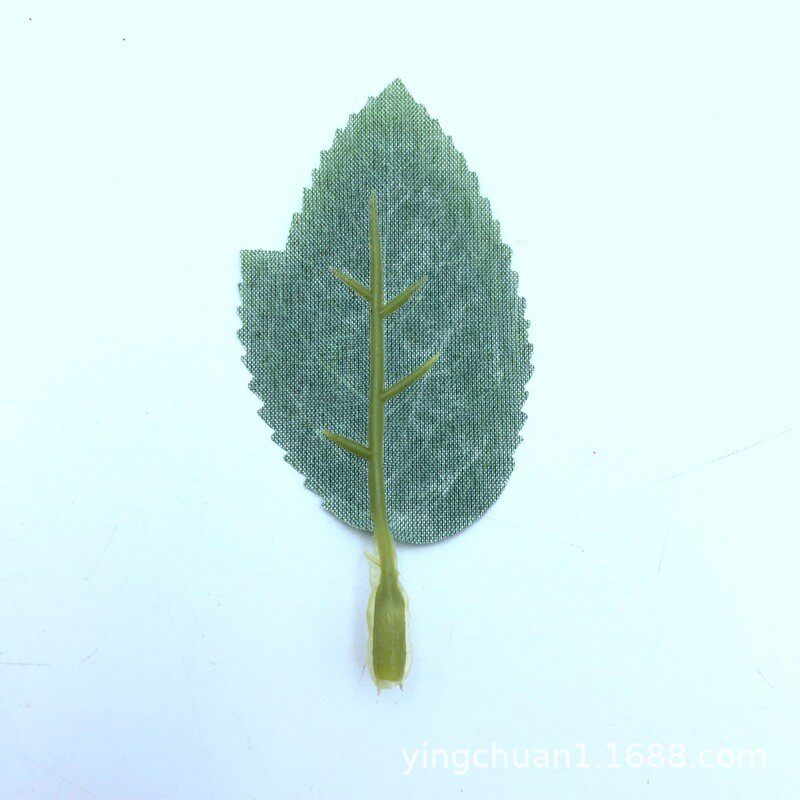 仿真玫瑰叶射骨子玫瑰叶仿真花仿真树丝花绢花叶单片配件材料
