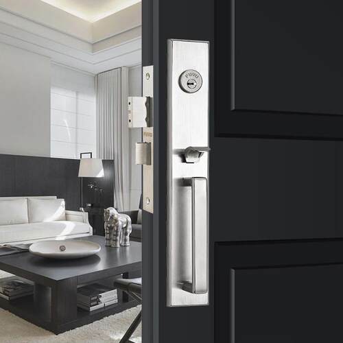 富宇豪华室内木门锁入户门大拉手大门公寓锁机械锁源头厂家直供