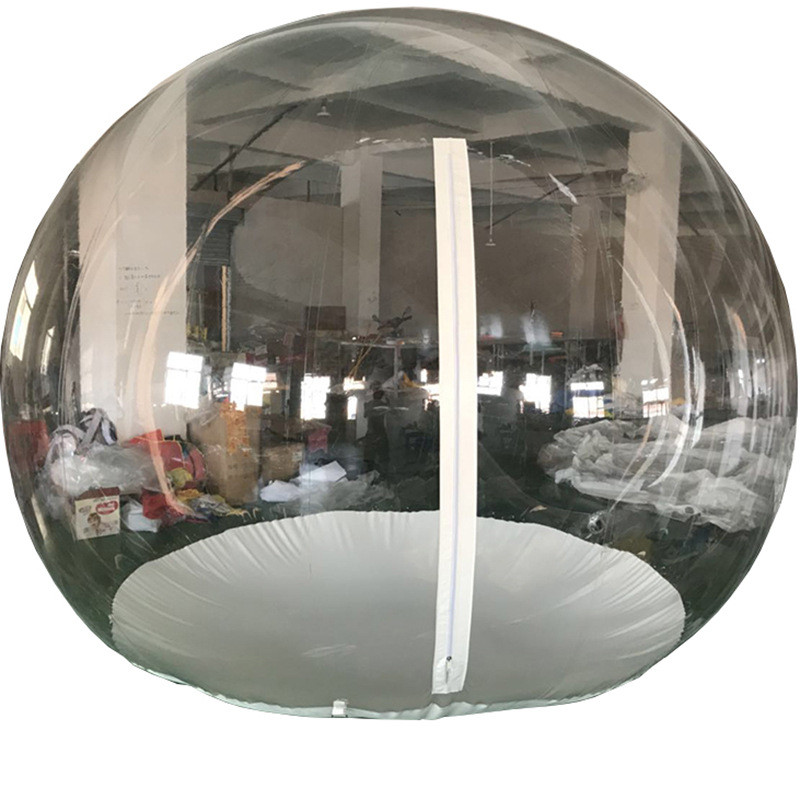 美陈充气圣诞雪花球帐篷展览泡泡球活动装饰透明球户外泡泡屋室内