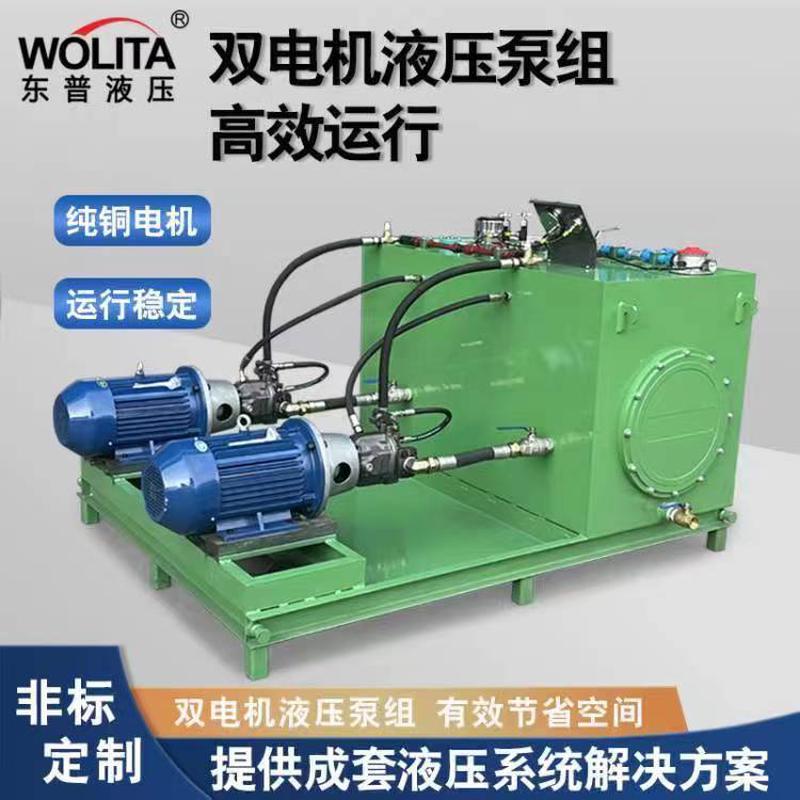 热销厂家直销双液压站液压泵站电机高压电焊测试机液压系统