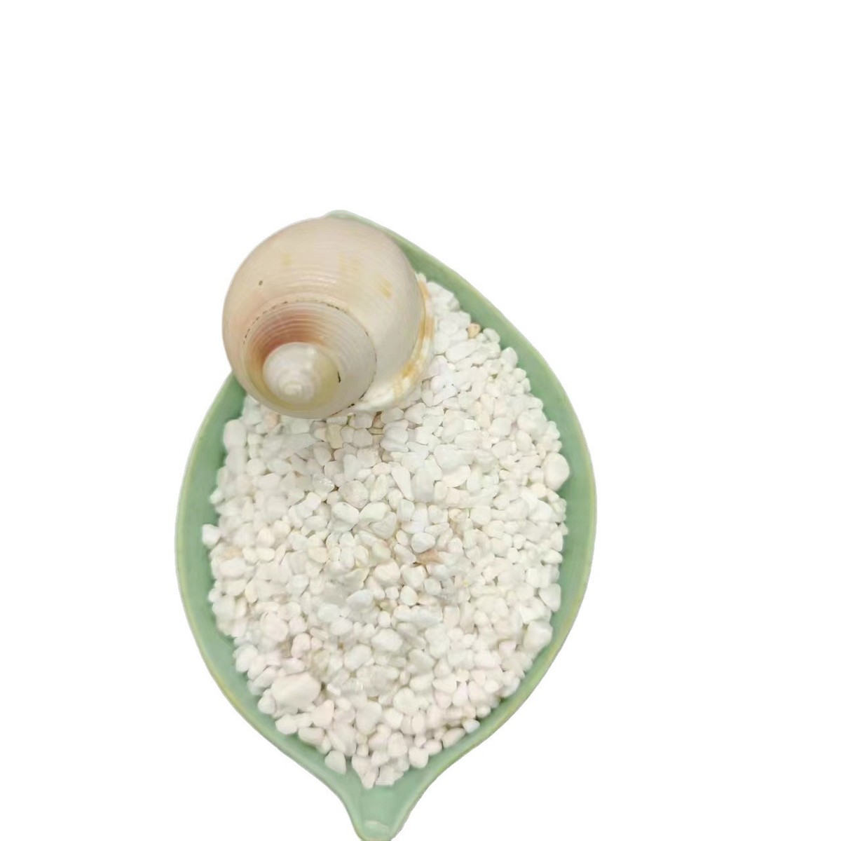 厂家批发白色卵石园林造景铺路白色鹅卵石园艺庭院装饰白石头