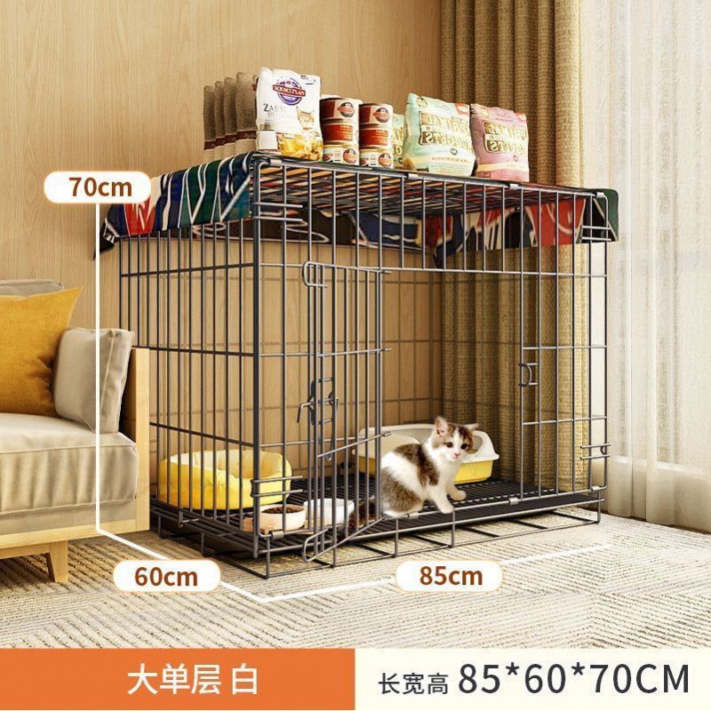 猫笼子家用室内小型不占地猫屋折叠带厕所一体养幼猫专用猫咪猫笼