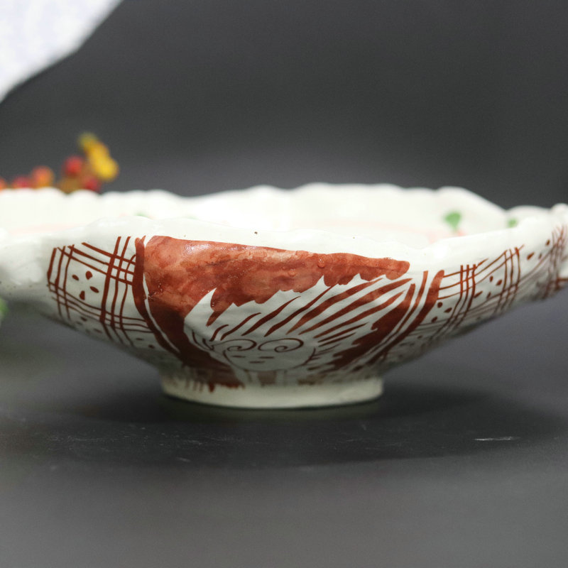 日式尖嘴刺身碗碗创意冷菜家用水果碗沙拉碗餐厅酒店陶瓷餐具