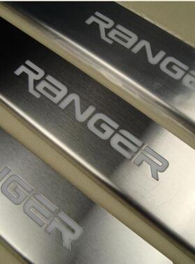 rangerT6不锈钢带灯门槛条迎宾踏板