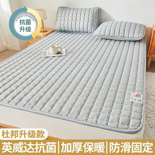 莫奈夹棉床护垫床垫软垫家用褥子褥垫宿舍学生单人垫被卧室床铺底