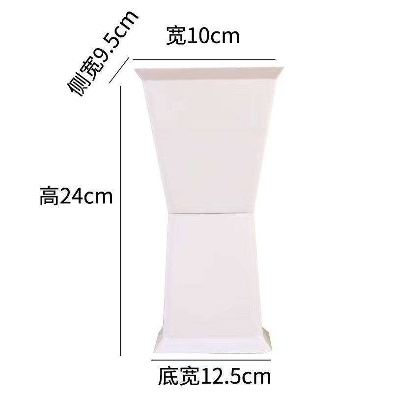 方形插花方网红墩墩包花花束加加高花桶99朵大号花艺材料