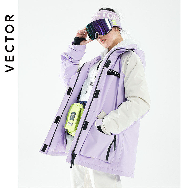 vector单板滑雪服套装男女反光潮流保暖防风防水透气滑雪衣雪裤