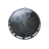 球墨铸铁井盖厂家排水沟盖板圆形下水道铸铁井盖地沟污水井盖