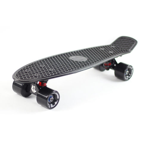 一豹小鱼板小飞侠小鱼板单翘四轮滑板22寸PP滑板