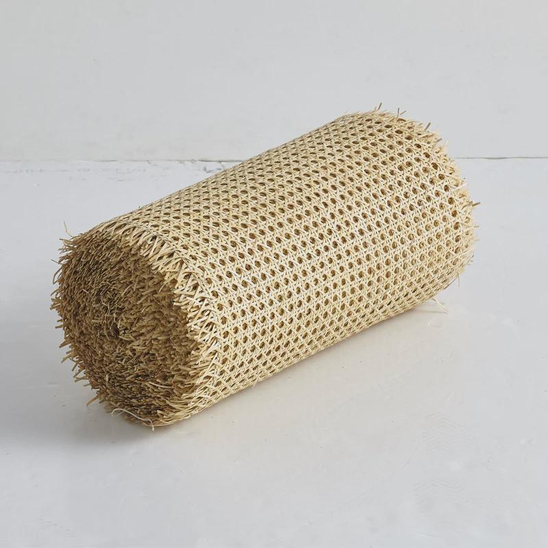 藤编材料天然手工六角八角眼藤席吊顶贴面装饰笪家具屏风编织网