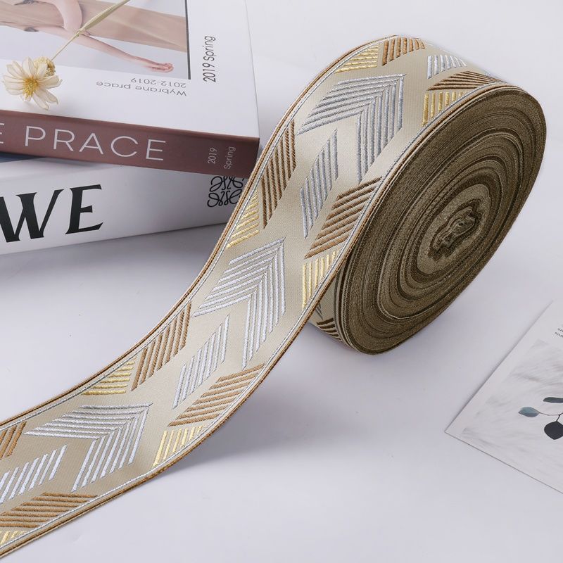 宽7cm窗帘花边辅料窗帘织带提花拼接辅料沙发靠垫抱枕装饰7r2