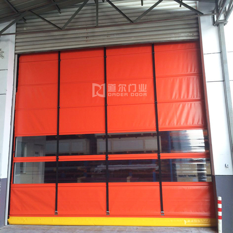 pvc快速堆积卷帘门背带式快速卷帘门工业车间堆积快速卷帘门