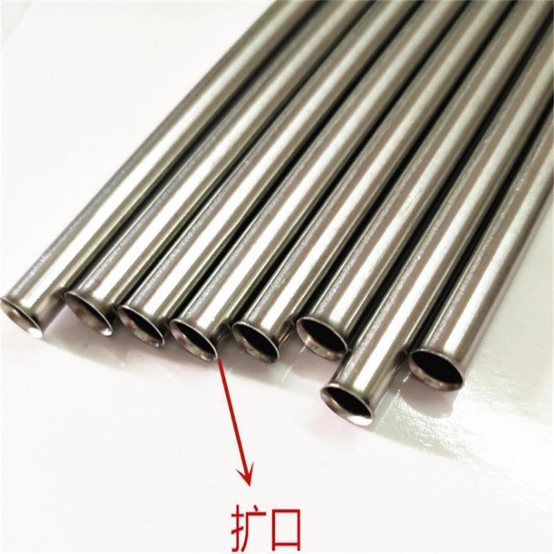 304扩毛细管封口不锈钢口加工定尺切割无毛刺空心圆管卫生级钢管