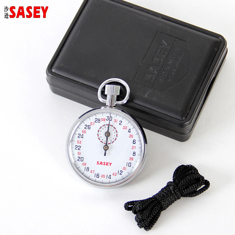 上海沙逊牌sasey机械混sxj504金属外壳30秒支持秒表批0.1s十分秒