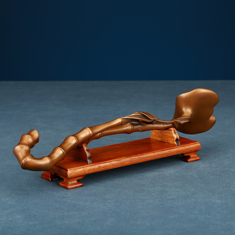 紫铜吉祥如意摆件工艺品客厅开业礼品家居装饰品办公室