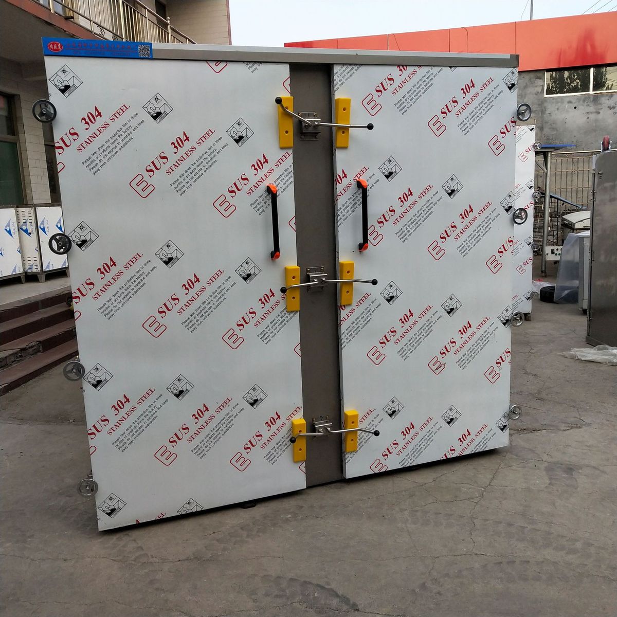 销售50*70双门蒸箱双门推车房蒸一体蒸房商用蒸汽蒸醒厂家