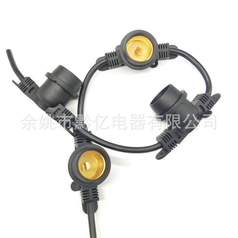 供应s14灯串E26灯串线电源线E27灯串线平灯