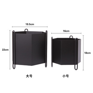 图邦摆件多肉创意水培无孔北欧花盆插花铁皮桶盆栽家庭装饰园艺