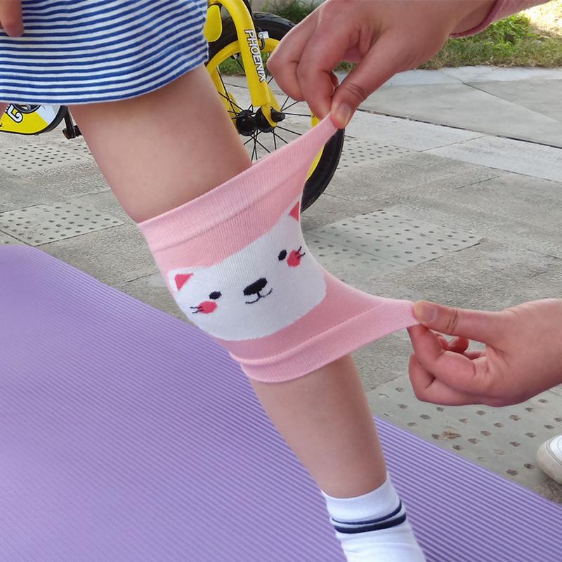 宝宝护膝肘夏季薄款棉婴幼儿学步爬行护腿袜套摔儿童跳舞保暖膝盖