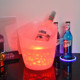 塑料直销发光冰桶5l圆形工厂冰桶led七彩发光酒吧塑料冰桶