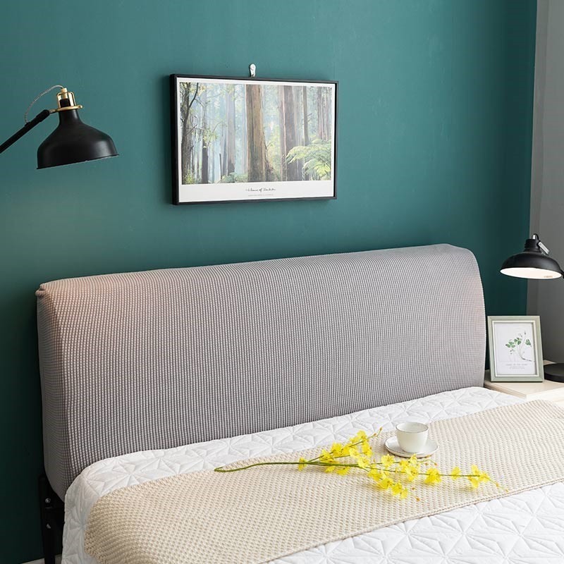 umc7靠背木板床头套罩欧式弧形半圆复古老式床头罩套不规则批发保