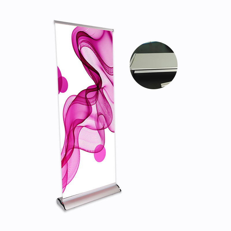 厂家直销易拉宝伸缩合金可展示底座水滴展示架广告折叠铝合金架子