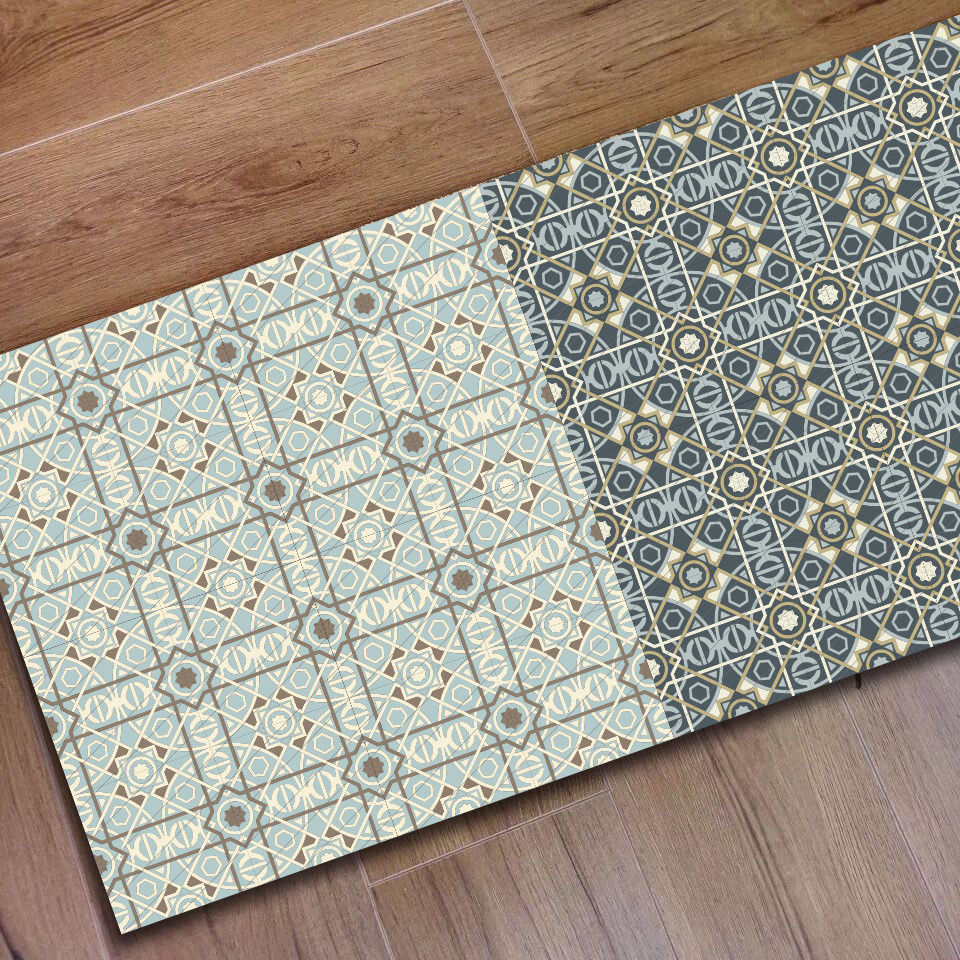 加厚仿真地板防滑防水贴耐磨客厅厨房卫生间浴室多功能地贴db004