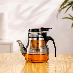 长嘴茶壶泡茶杯家用茶具茶水分离滤茶冲泡茶器玻璃飘逸杯泡茶壶水