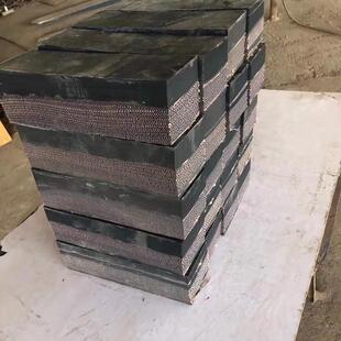 桥梁打孔减震橡胶垫块加线橡胶块缓冲垫缓冲块机械设备减震工业