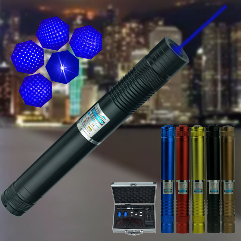 厂家直销蓝光激光指示手电户外救援远射售楼镭射笔沙盘大功率指星