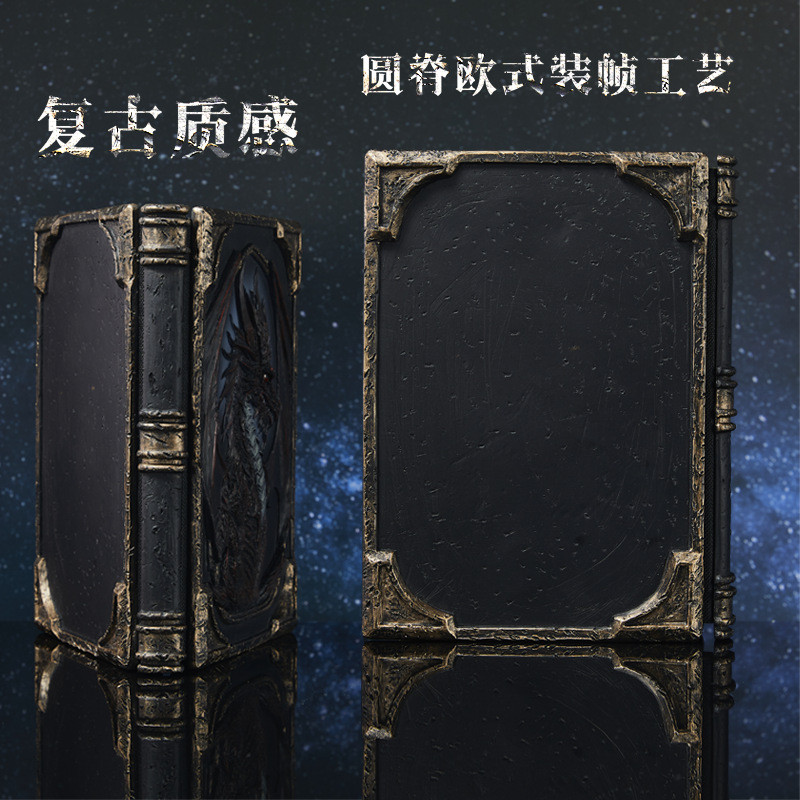 热销浮雕笔记本复古本子美式魔法日记本线装本记事本克苏鲁手账本