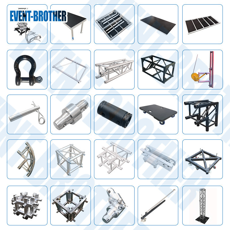 热销铝合金桁架灯光重防腐蚀大型演唱会舞台设备抗拼装升降插销架