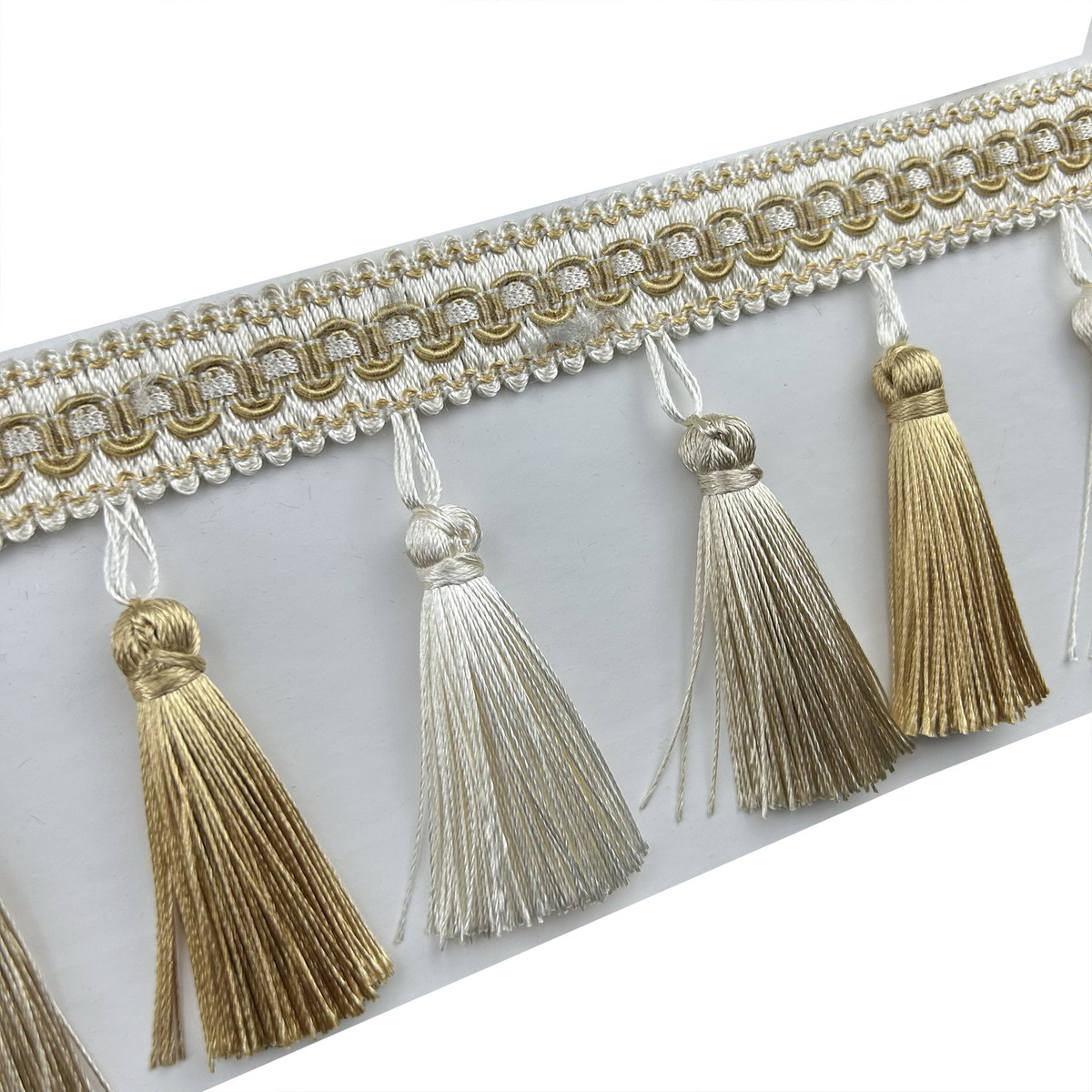 三色小波浪窗帘花边装饰排高档桌旗沙发抱枕流苏婚庆吊穗辅料须