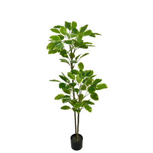 绿植仿真高山榕新款简约风仿生假绿植大型室内落地装饰盆景