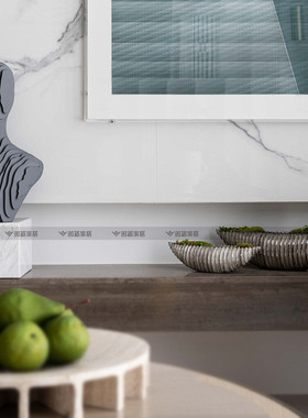 新中式轻奢高级感摆件装饰品柜子电视柜设计师样板间软装高端书房