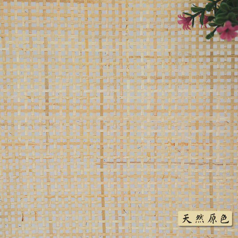 天然西茜笪藤编材料井字吊顶竹编贴面装饰家具屏风塑料四方格编织