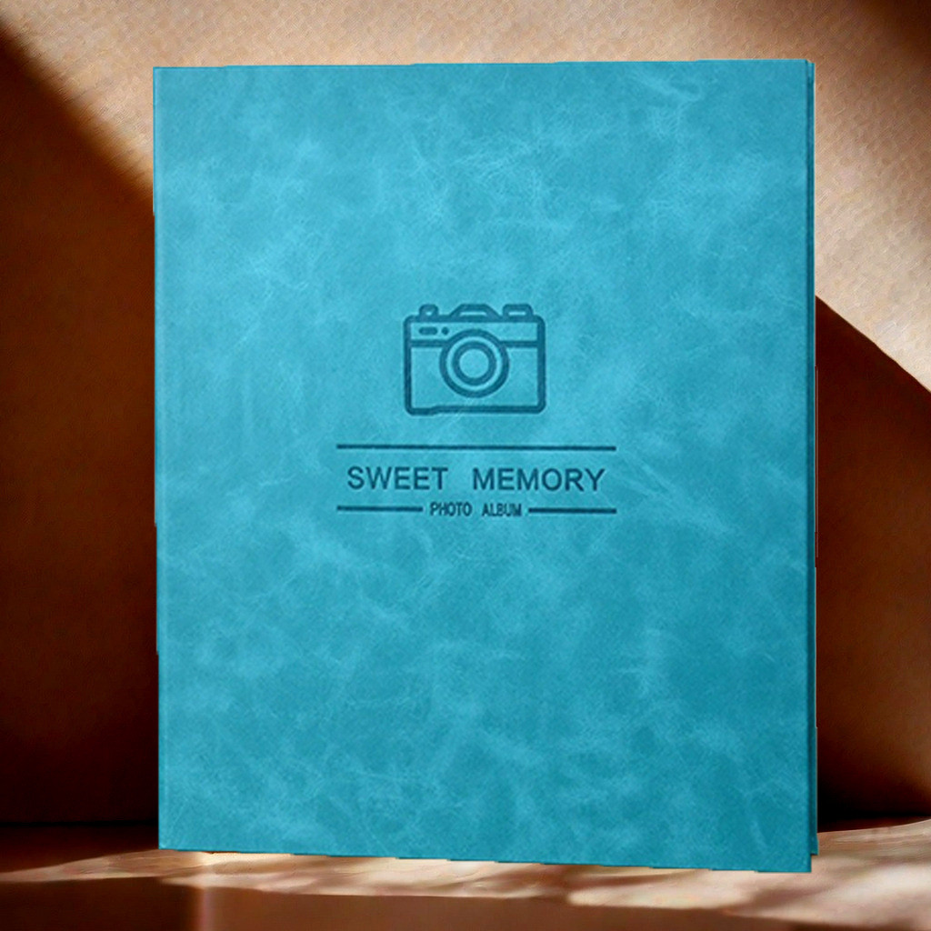 全竖放相册本插页式大容量家庭版皮质过塑影集5寸6寸纪念册情侣款