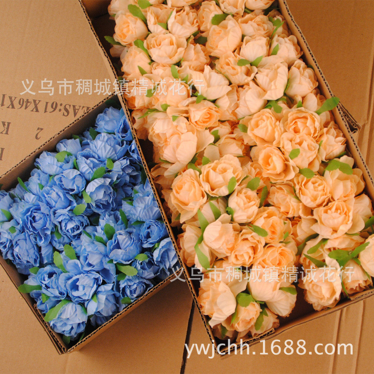 花环手腕花配件花韩式仿真布玫瑰花花朵花束布艺绢花头饰5cm厘米