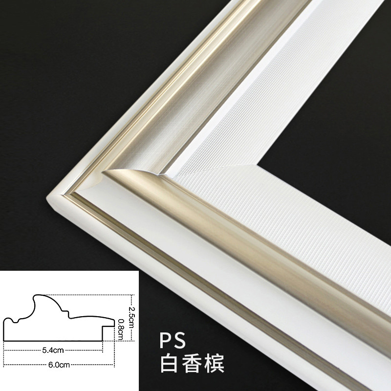 m3no油画画框装裱复古欧式美式外框架30x40x50*60*80*100相框边条