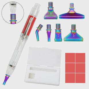 钻石画笔光点钻发新款led照明笔夜间螺纹金属头diy钻石工具套装