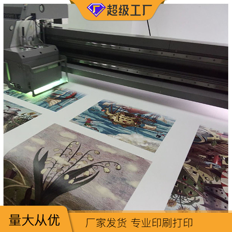 【】油画布大尺寸装饰画墙布高清喷绘UV打印油画布