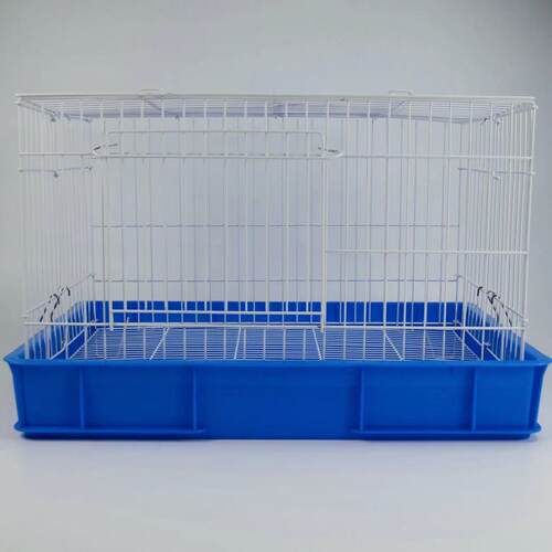 批发60基础兔笼超大号60兔笼侧荷兰猪兔笼开门豚鼠不锈钢笼子