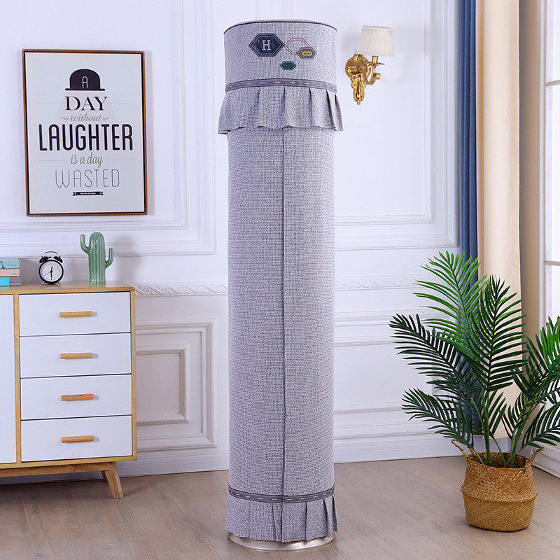 空调防尘罩立式圆形圆柜机圆柱形开机不取简约中国风开机不取批发