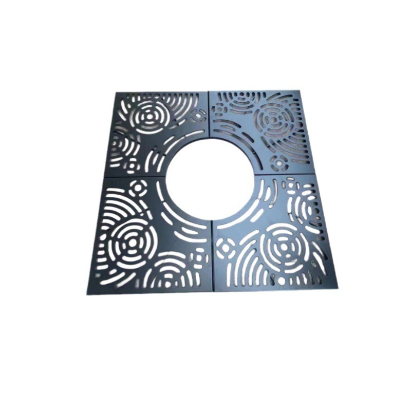 球墨铸铁穴池篦子护树板铁艺树树盖板绿化艺术树围子树篦子