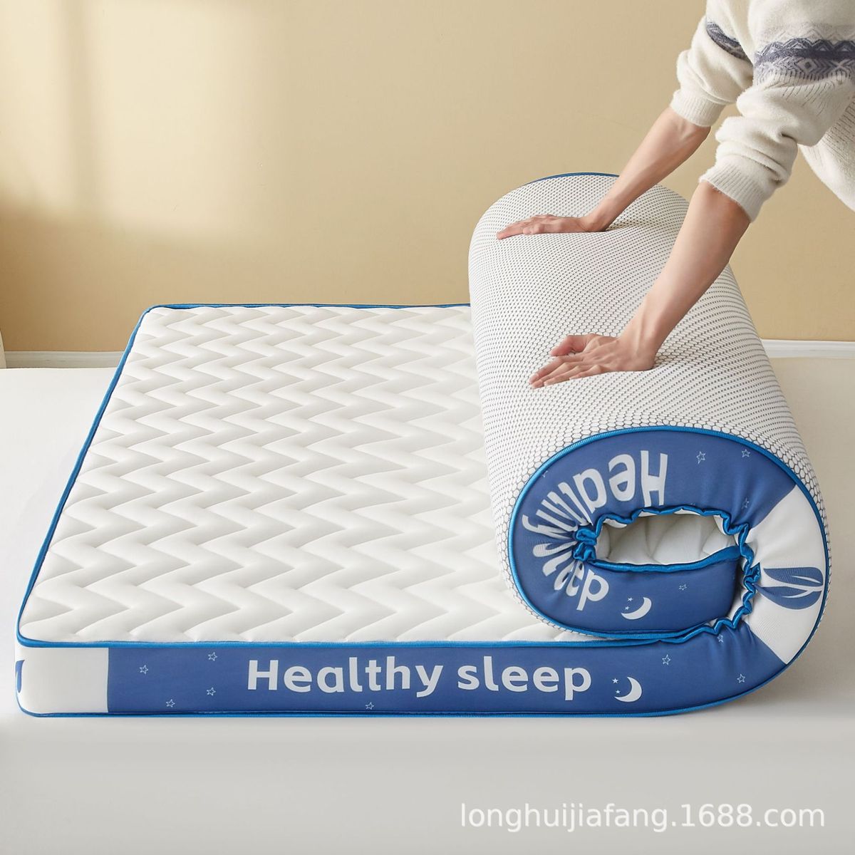睡眠床垫乳胶记忆海绵家用加厚软垫褥子榻榻米单人学生宿舍铺底垫