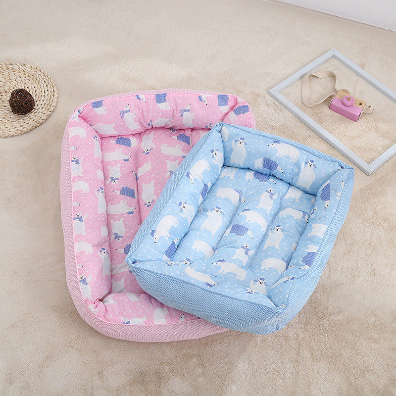 宠物夏季用品不粘毛宠物窝方形透气猫狗冰垫方形印花耐脏宠物狗窝,宠物/宠物食品及用品,猫笼子/猫别墅,淘宝优惠券,粉丝福利购,淘宝优惠卷